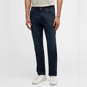 Paige Jeans Men's Dark Denim Federal 29x34 Stretch Slim Straight Made In USA